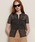 PRANK PROJECT�i�v�����N�v���W�F�N�g�j�́u���u�j�b�g�|���V���c / Ribbed Knit Polo Shirt�i�|���V���c�j�v�b�`���R�[���O���[