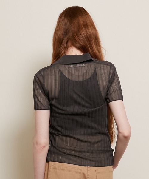 トップス PRANK PROJECT Ribbed Knit Polo Shirt PRANK PROJECT Ribbed Knit Polo Shirt - メルカリ