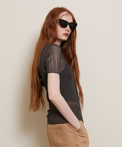 トップス PRANK PROJECT Ribbed Knit Polo Shirt PRANK PROJECT Ribbed Knit Polo Shirt - メルカリ