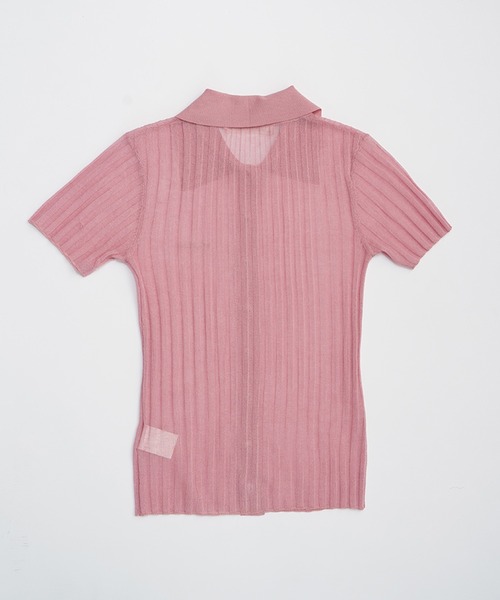 トップス PRANK PROJECT Ribbed Knit Polo Shirt リブニットポロシャツ / Ribbed Knit Polo Shirt（ポロシャツ
