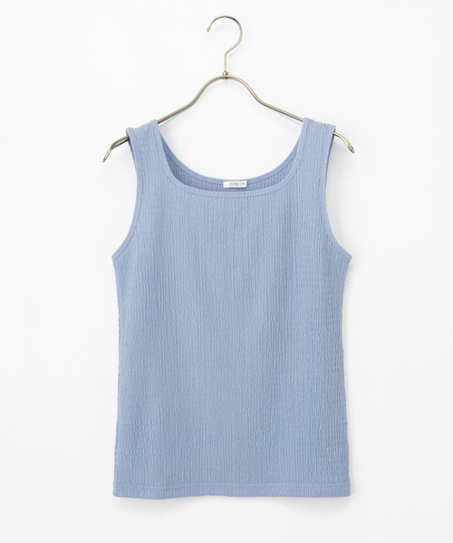 Honeys（ハニーズ）の「ジャカードタンクトップ（タンクトップ・レディース・ブラック/アイボリー/オフホワイト/ライトブルー・LL/L/S/M）」の19枚目の写真