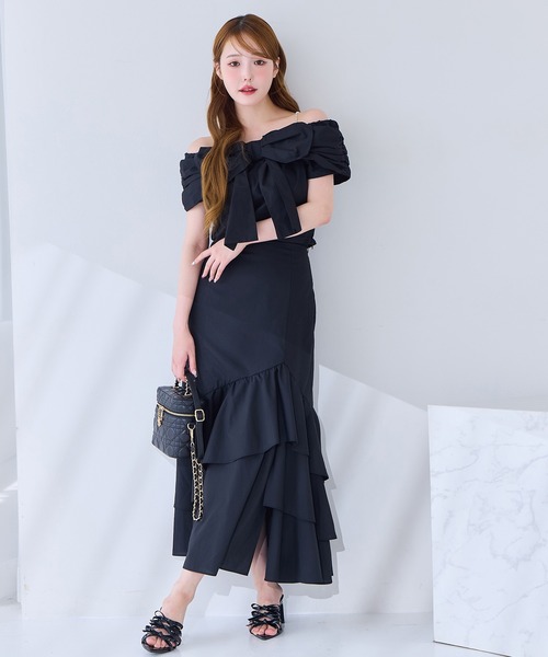 新品未着用・最終価格】3.1PhillipLimキュロットスカート ネイビー