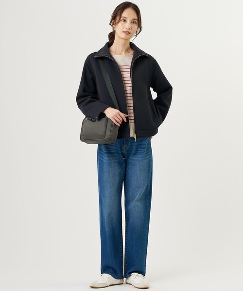 J.PRESS Ladies（J.プレス レディス）の「【洗える】BASIC STRETCH DENIM ボーイフィット デニム（デニムパンツ・レディース・スカイブルー系/ダルブルー系/ホワイト系/ネイビー系・XXS/S/XS）」の18枚目の写真