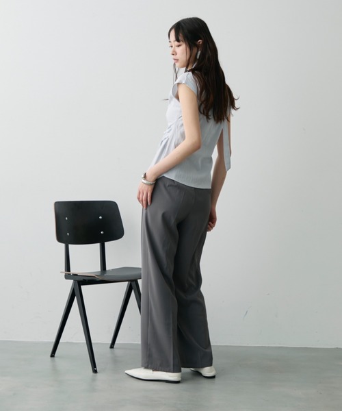 定価2.3万✨ セオリー フロントスリットブラウス 洗える 近年モデル SUMMER WASHABLES | WOMEN（レディース）｜Theory 公式通販サイト