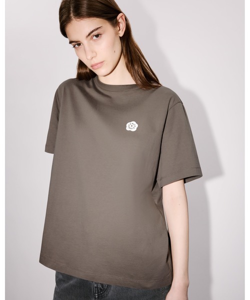 tシャツ 'Boke Flower 2.0' リラックス コットン Tシャツ レディース Boke Flower 2.0' リラックス コットン Tシャツ（Tシャツ