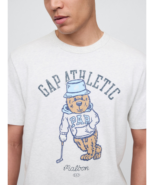 マルボン Tシャツ Gap × Malbon ロゴ グラフィックTシャツ（Tシャツ/カットソー