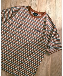 THOUSAND MILE | 【THOUSAND MILE】SHORT SLEEVE T-SHIRT　BORDER/ショートスリーブＴシャツ ボーダー(Tシャツ/カットソー)
