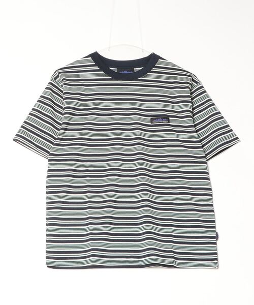 THOUSAND MILE（サウザンドマイル）の「【THOUSAND MILE】SHORT SLEEVE T-SHIRT　BORDER/ショートスリーブＴシャツ ボーダー（Tシャツ/カットソー・メンズ・グリーン系その他/ブラウン系その他・S/XS/XL/M/L）」の10枚目の写真