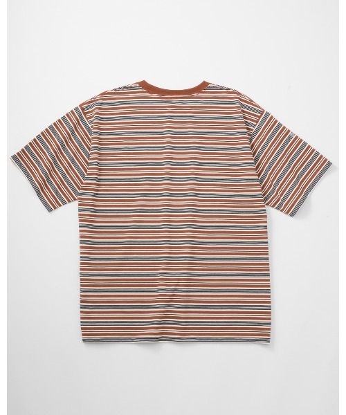 THOUSAND MILE（サウザンドマイル）の「【THOUSAND MILE】SHORT SLEEVE T-SHIRT　BORDER/ショートスリーブＴシャツ ボーダー（Tシャツ/カットソー・メンズ・グリーン系その他/ブラウン系その他・S/XS/XL/M/L）」の11枚目の写真