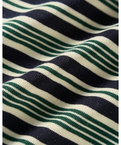 THOUSAND MILE（サウザンドマイル）の「【THOUSAND MILE】SHORT SLEEVE T-SHIRT　BORDER/ショートスリーブＴシャツ ボーダー（Tシャツ/カットソー・メンズ・グリーン系その他/ブラウン系その他・S/XS/XL/M/L）」の3枚目の写真