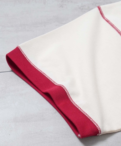 Starting Over（スターティングオーバー）の「【Starting Over/スターティングオーバー】classic design vintage like printed raglan sleeves ringer T-shirts/クラシックデザイン ヴィンテージライク プリント ラグラン半袖Tシャツ リンガーTシャツ（Tシャツ/カットソー・メンズ・アッシュグレー/ホワイト系その他2/キナリ/グレー系その他/ホワイト/ホワイト系その他・M/L）」の12枚目の写真