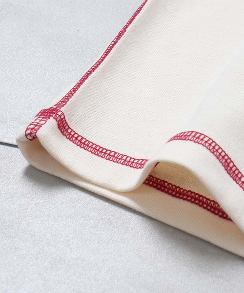 Starting Over（スターティングオーバー）の「【Starting Over/スターティングオーバー】classic design vintage like printed raglan sleeves ringer T-shirts/クラシックデザイン ヴィンテージライク プリント ラグラン半袖Tシャツ リンガーTシャツ（Tシャツ/カットソー・メンズ・アッシュグレー/ホワイト系その他2/キナリ/グレー系その他/ホワイト/ホワイト系その他・M/L）」の13枚目の写真