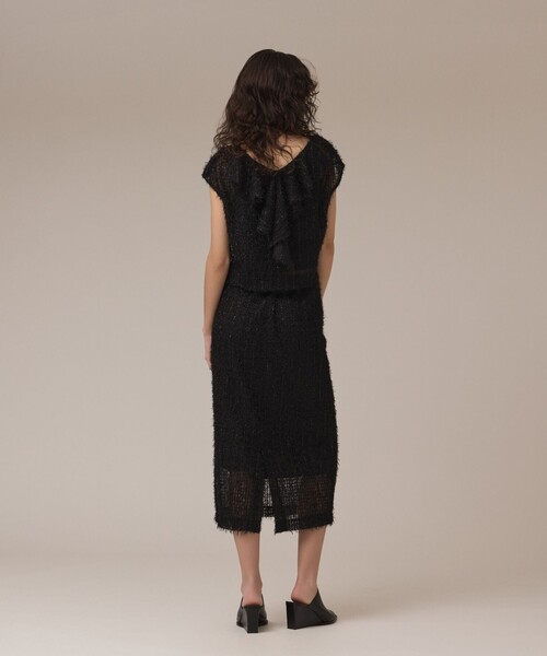 Diagram（ダイアグラム）の「バックフレアチュールトップ（Tシャツ/カットソー・レディース・ブラック/ベージュ/ブルー・36/38）」の19枚目の写真