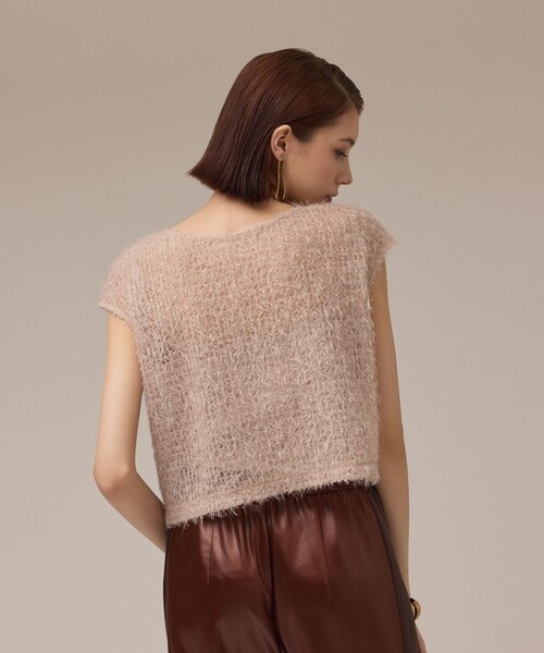 Diagram（ダイアグラム）の「バックフレアチュールトップ（Tシャツ/カットソー・レディース・ブラック/ベージュ/ブルー・36/38）」の8枚目の写真