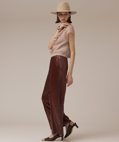 Diagram（ダイアグラム）の「バックフレアチュールトップ（Tシャツ/カットソー・レディース・ブラック/ベージュ/ブルー・36/38）」の9枚目の写真