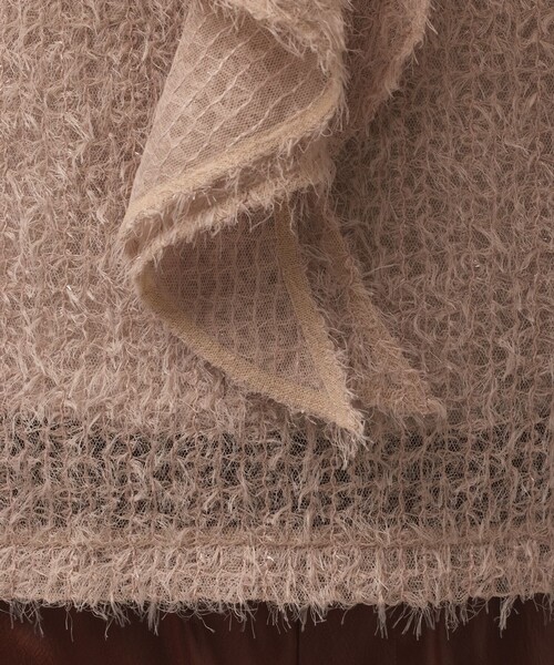 Diagram（ダイアグラム）の「バックフレアチュールトップ（Tシャツ/カットソー・レディース・ブラック/ベージュ/ブルー・36/38）」の14枚目の写真