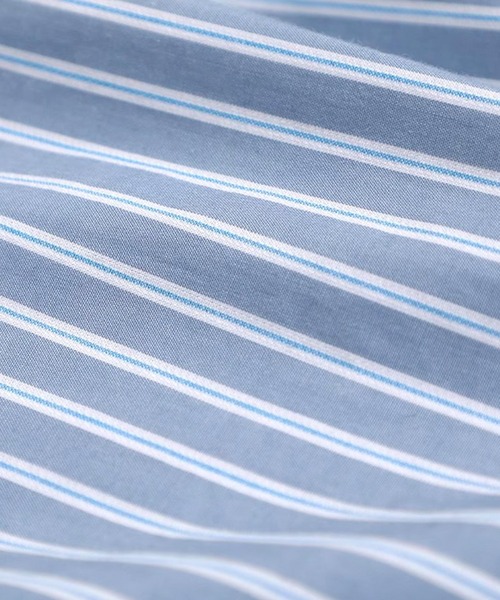 MASONPRINCE（メイソンプリンス）の「オーバーサイズ ステッカープリント ストライプ 半袖シャツ DCS2054【MASONPRINCE】（シャツ/ブラウス・メンズ・マルチ・L/M/S）」の9枚目の写真