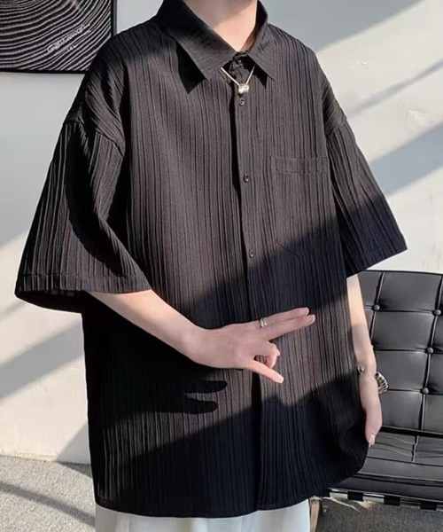 REBALANCE(リバランス)の「半袖シャツ_ビッグシルエット(シャツ/ブラウス・メンズ・A/B・MEDIUM/LARGE)」の5枚目の写真