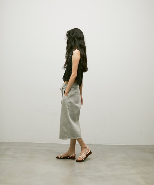 ALOHAS☆Straps Chain スクエアトゥ サンダル 【関送込】 セール】Square Toe Asymmetrical Strap Sandals / スクエアトゥ