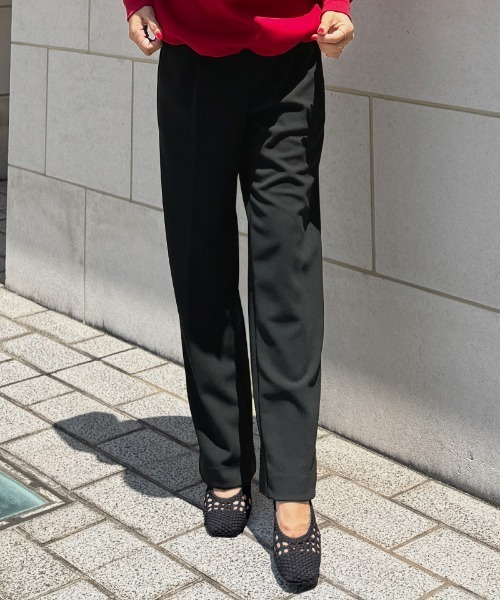 JENNE(ジェンヌ)の「ストレッチモダンワイドパンツ(その他パンツ・レディース・ネイビー/ブラック/ダークグリーン・SMALL/MEDIUM/LARGE)」の8枚目の写真