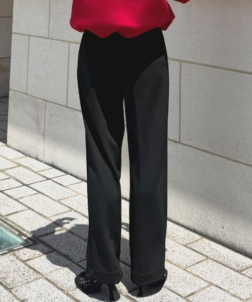 JENNE(ジェンヌ)の「ストレッチモダンワイドパンツ(その他パンツ・レディース・ネイビー/ブラック/ダークグリーン・SMALL/MEDIUM/LARGE)」の9枚目の写真