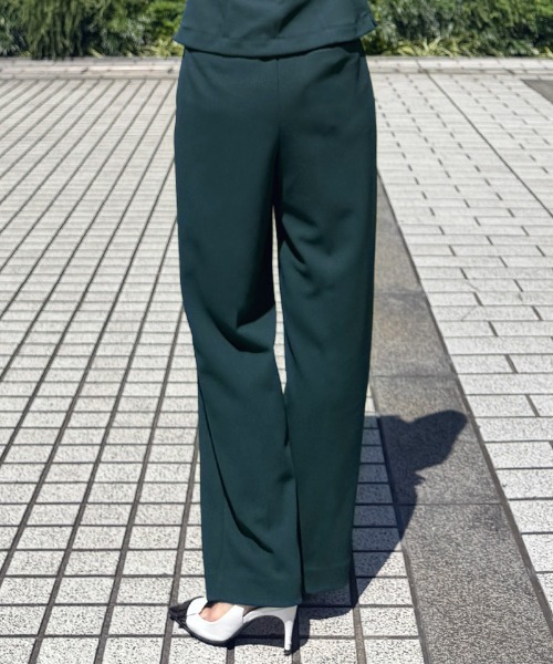 JENNE(ジェンヌ)の「ストレッチモダンワイドパンツ(その他パンツ・レディース・ネイビー/ブラック/ダークグリーン・SMALL/MEDIUM/LARGE)」の16枚目の写真