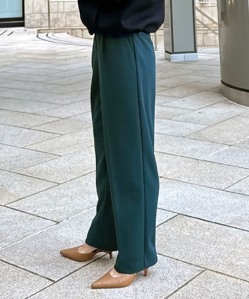 JENNE(ジェンヌ)の「ストレッチモダンワイドパンツ(その他パンツ・レディース・ネイビー/ブラック/ダークグリーン・SMALL/MEDIUM/LARGE)」の19枚目の写真