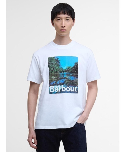 Barbour(バブアー)の「Sprouston グラフィックTシャツ(Tシャツ/カットソー・メンズ・ホワイト・34/36/38/40/42)」の5枚目の写真