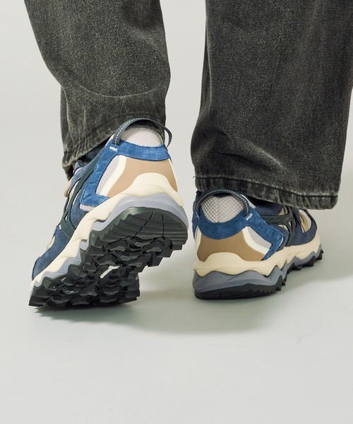 MIZUNO（ミズノ　）の「【MIZUNO】WAVE MUJIN TL スニーカー（スニーカー・メンズ・ネイビー/ブラウン・28cm/27.5/27cm/26.5/28.5cm）」の4枚目の写真