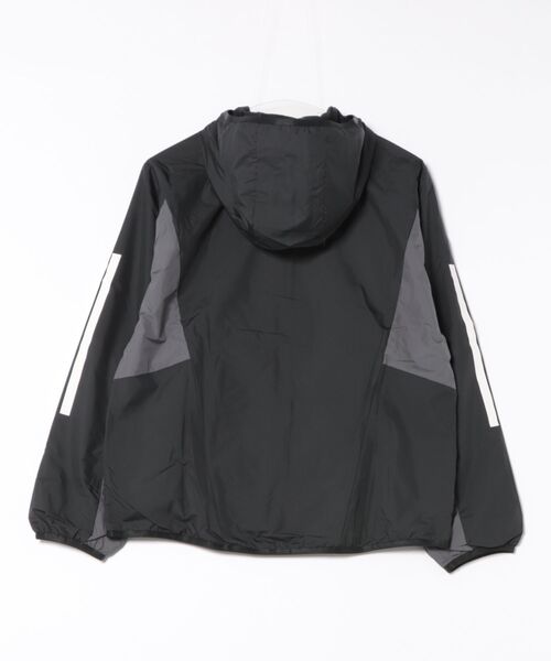 好配色 美品adidas アディダス ナイロンジャケット 裏メッシュ 紫 黒 L 90s adidasアディダス トレフォイル ロゴ刺繍 マルチカラー