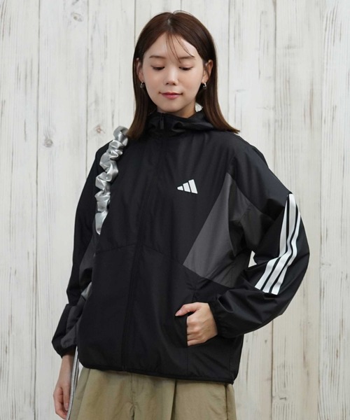 セール】adidas/アディダス スリーストライプ/ナイロンジャケット