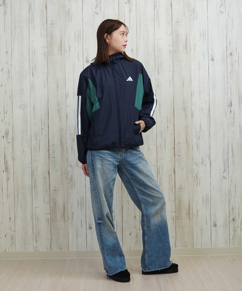 セール】adidas/アディダス スリーストライプ/ナイロンジャケット