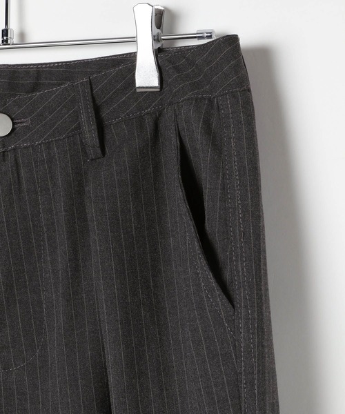 3.3 Field Trip （3.3フィールドトリップ）の「3.3 Field Trip／ストライプスラックス（その他パンツ・メンズ・ブラック・LARGE/MEDIUM）」の10枚目の写真