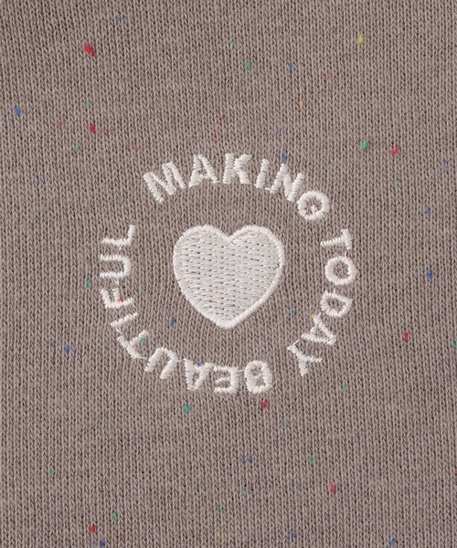 PUPPAPUPO（プッパプーポ）の「カラーネップ スウェット トレーナー（スウェット・キッズ・ブルー/グレイッシュベージュ/アイボリー・100/90/80/110）」の15枚目の写真