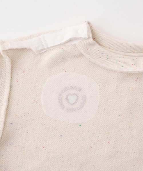 PUPPAPUPO（プッパプーポ）の「カラーネップ スウェット トレーナー（スウェット・キッズ・ブルー/グレイッシュベージュ/アイボリー・100/90/80/110）」の19枚目の写真