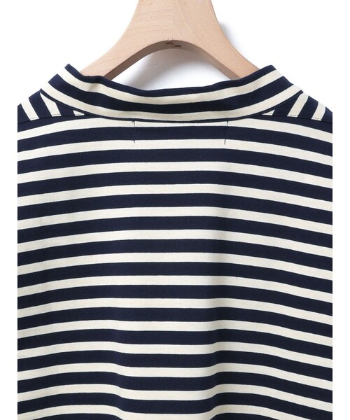 MidiUmi(ミディウミ)の「MidiUmi フィッシャーマンスモックボーダーT(Tシャツ/カットソー・レディース・ネイビー/ネイビー系2/キナリ・FREE)」の20枚目の写真