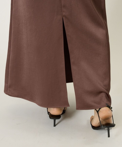 BABYLONE（バビロン）の「ヴィンテージサテンワンピース（ワンピース・レディース・グレー/ブラウン・フリー）」の17枚目の写真