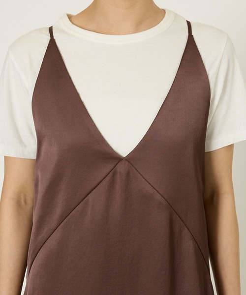 BABYLONE（バビロン）の「ヴィンテージサテンワンピース（ワンピース・レディース・グレー/ブラウン・フリー）」の18枚目の写真