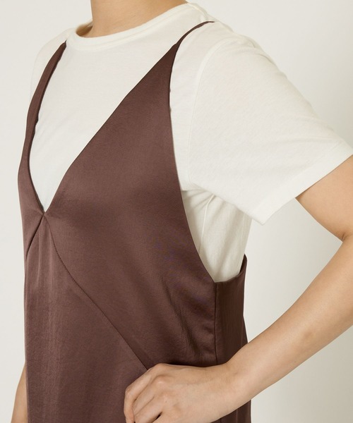 BABYLONE（バビロン）の「ヴィンテージサテンワンピース（ワンピース・レディース・グレー/ブラウン・フリー）」の19枚目の写真