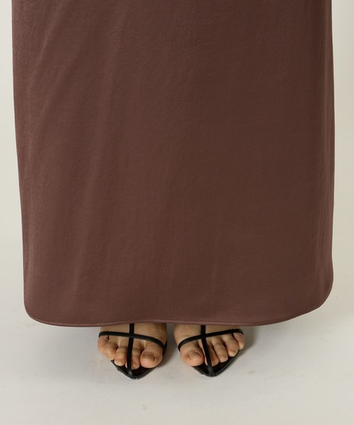 BABYLONE（バビロン）の「ヴィンテージサテンワンピース（ワンピース・レディース・グレー/ブラウン・フリー）」の20枚目の写真