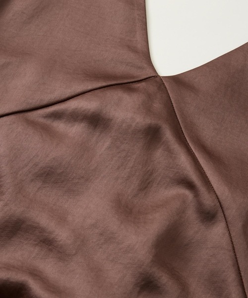 BABYLONE（バビロン）の「ヴィンテージサテンワンピース（ワンピース・レディース・グレー/ブラウン・フリー）」の21枚目の写真