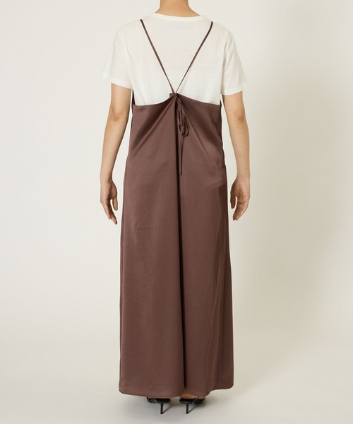 BABYLONE（バビロン）の「ヴィンテージサテンワンピース（ワンピース・レディース・グレー/ブラウン・フリー）」の15枚目の写真