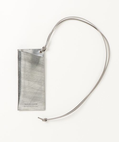 PATRICK STEPHAN（パトリックステファン）の「PATRICK STEPHAN/パトリックステファン/Leather glasses case/メガネケース/253AAO01（その他小物・メンズ・シルバー/ブラック・F）」の2枚目の写真