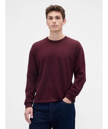 GAP（ギャップ）の「オーバーサイズ クロップド Tシャツ 長袖（Tシャツ/カットソー）」
