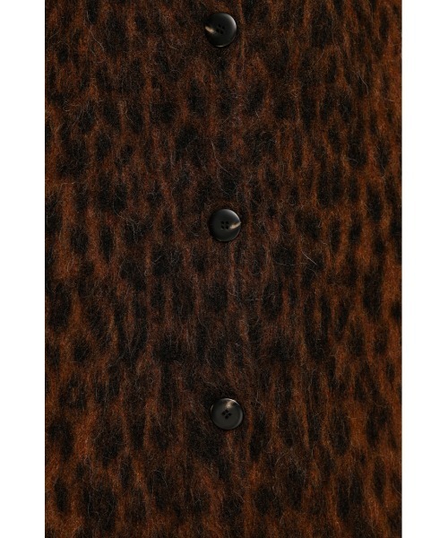 セール】JQ LEOPARD C/D ジャガード レオパード カーディガン 秋服 冬