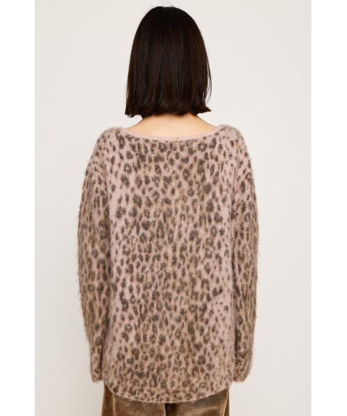 セール】JQ LEOPARD C/D ジャガード レオパード カーディガン 秋服 冬