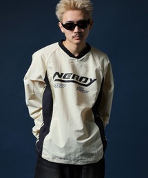 NERDY（ノルディ）の「サイドストリングレーシングウォームアップ（Tシャツ/カットソー・レディース）」