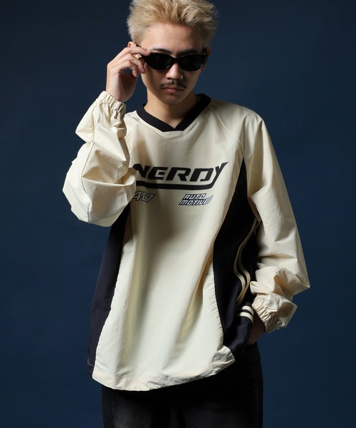 NERDY(ノルディ)の「サイドストリングレーシングウォームアップ(Tシャツ/カットソー・メンズ・イエロー/パープル・M/S)」の22枚目の写真