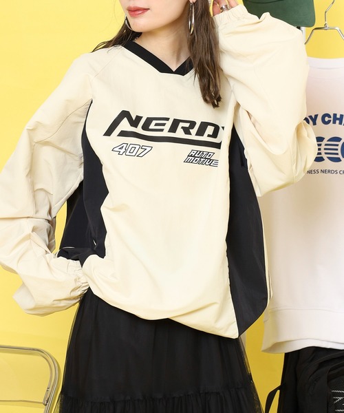 NERDY(ノルディ)の「サイドストリングレーシングウォームアップ(Tシャツ/カットソー・メンズ・イエロー/パープル・M/S)」の10枚目の写真
