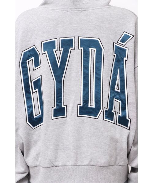 GYDA（ジェイダ）の「GYDA LOOSEスウェットZIP UPパーカー（パーカー・レディース・オフホワイト/グレー/ブラック・FREE）」の3枚目の写真
